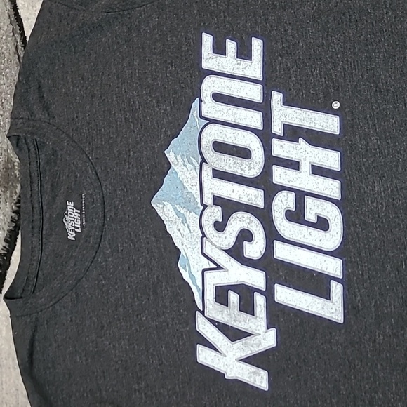 KEYSTONE LIGHT BEER 🍺 UNISEX CREW-NECK TEE-SHIRT - Picture 2 of 7